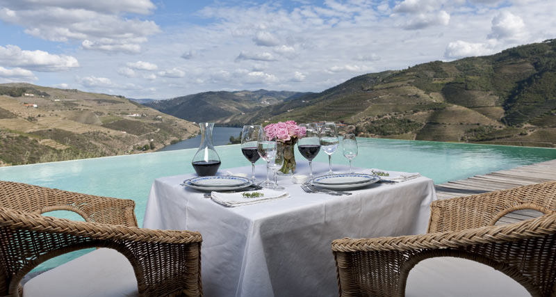 Winemaking in the Douro Valley | View from the terrace at Quinta do Crasto