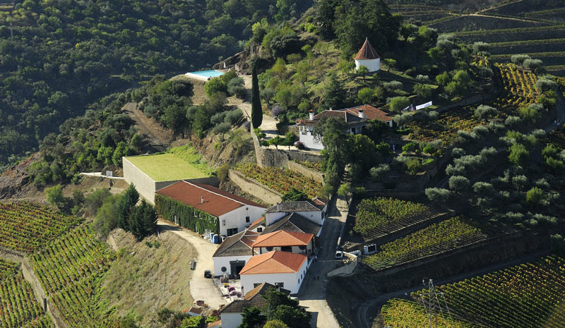 Winemaking in the Douro Valley | Quinta do Crasto - Aerial View