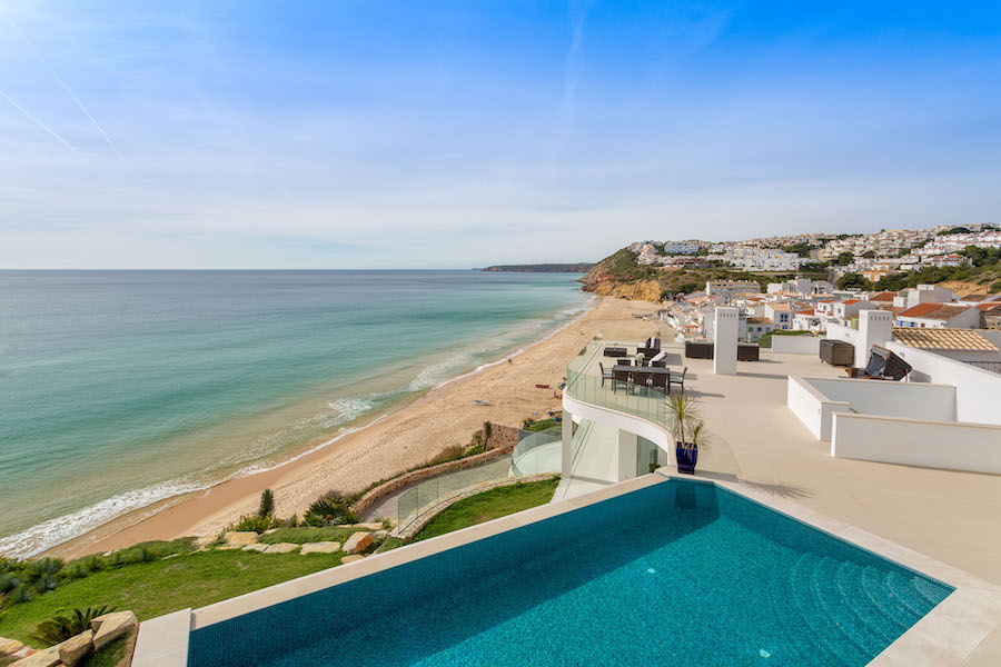 Ocean view from pool