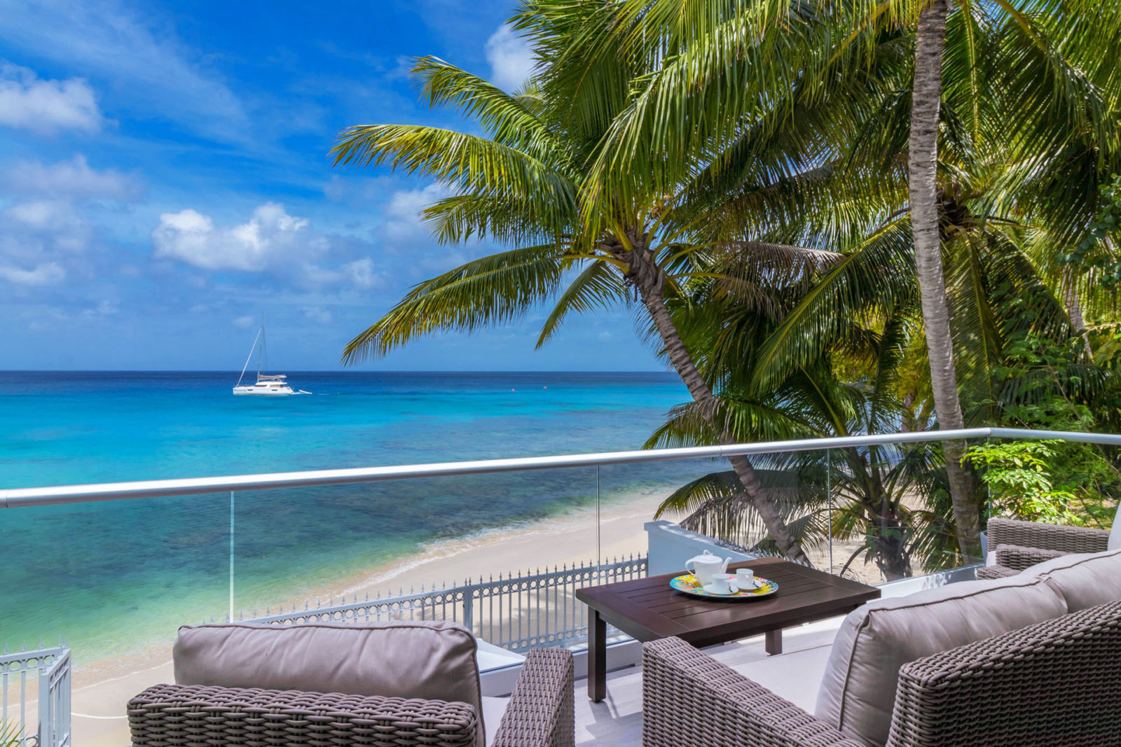 Luxury Romantic Getaways in a beachfront terrace in Barbados